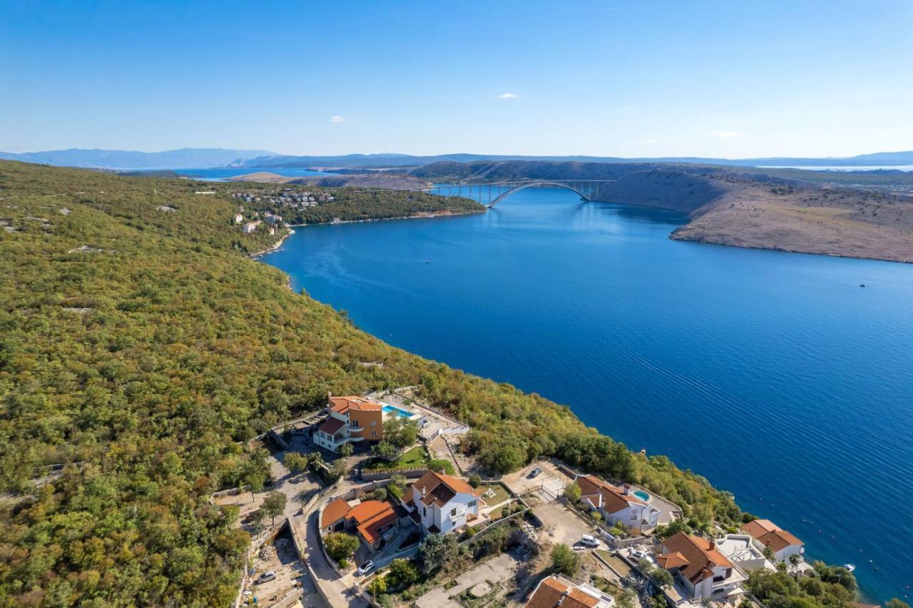 Luxury Villa Ostro With Pool & Krk Bridge View Kraljevica Dış mekan fotoğraf