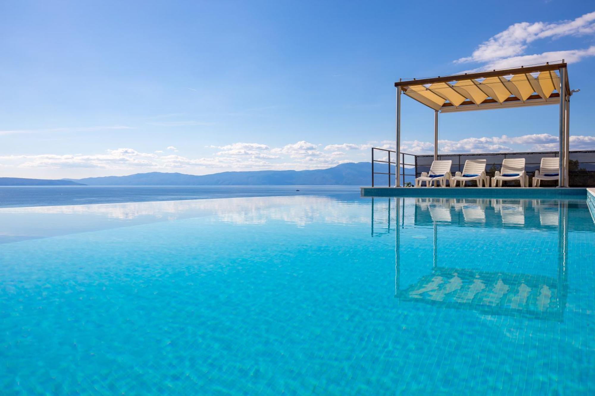 Luxury Villa Ostro With Pool & Krk Bridge View Kraljevica Dış mekan fotoğraf
