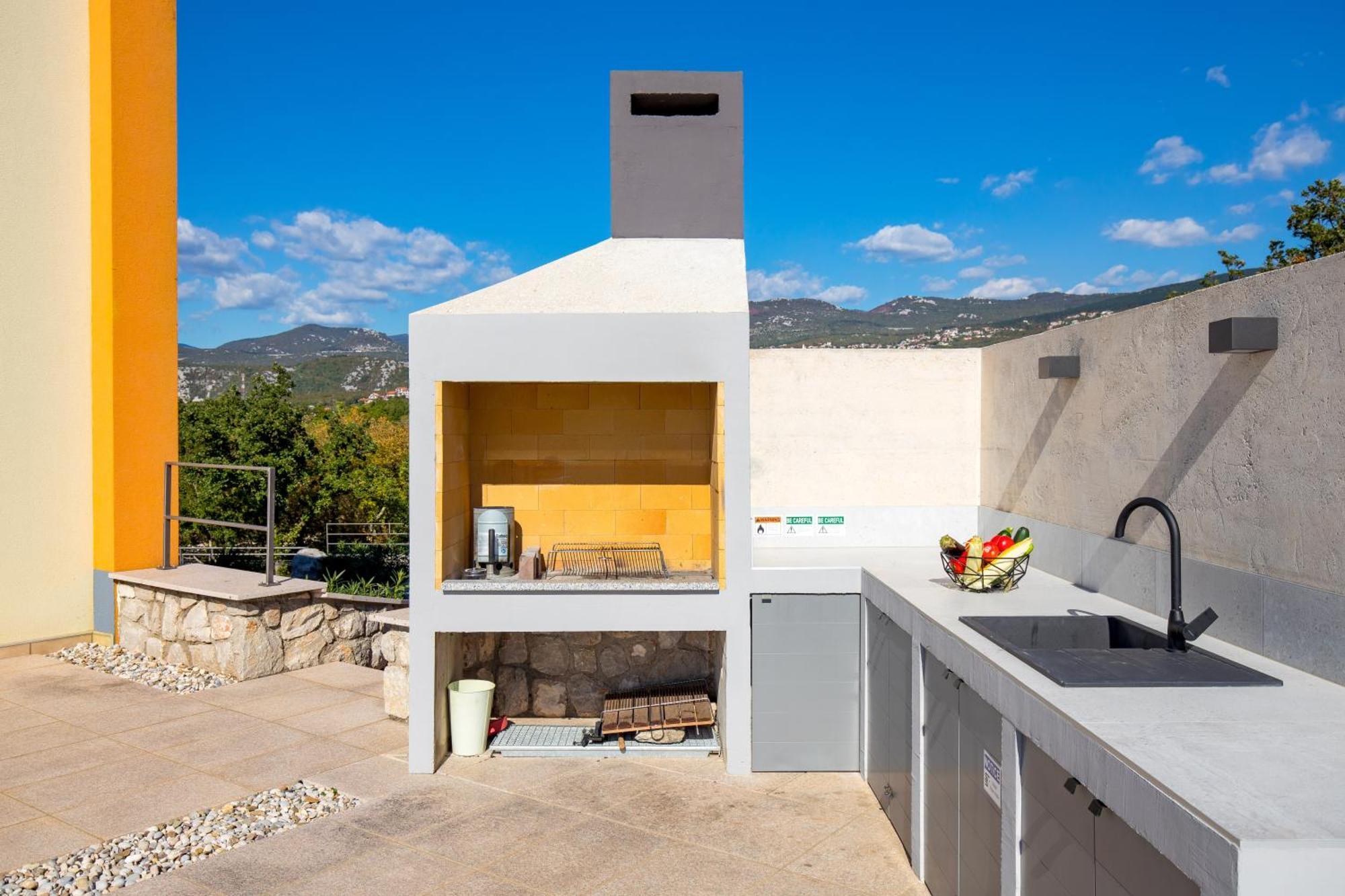 Luxury Villa Ostro With Pool & Krk Bridge View Kraljevica Dış mekan fotoğraf