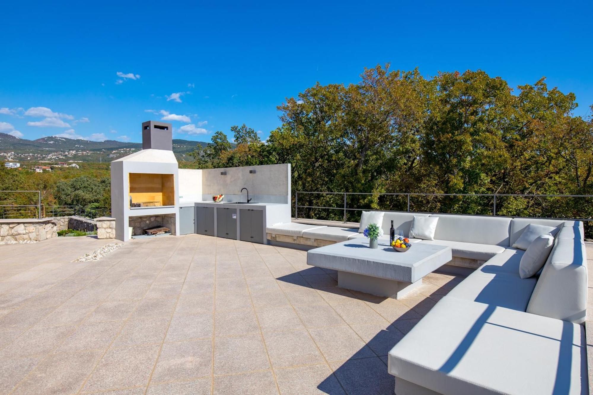 Luxury Villa Ostro With Pool & Krk Bridge View Kraljevica Dış mekan fotoğraf