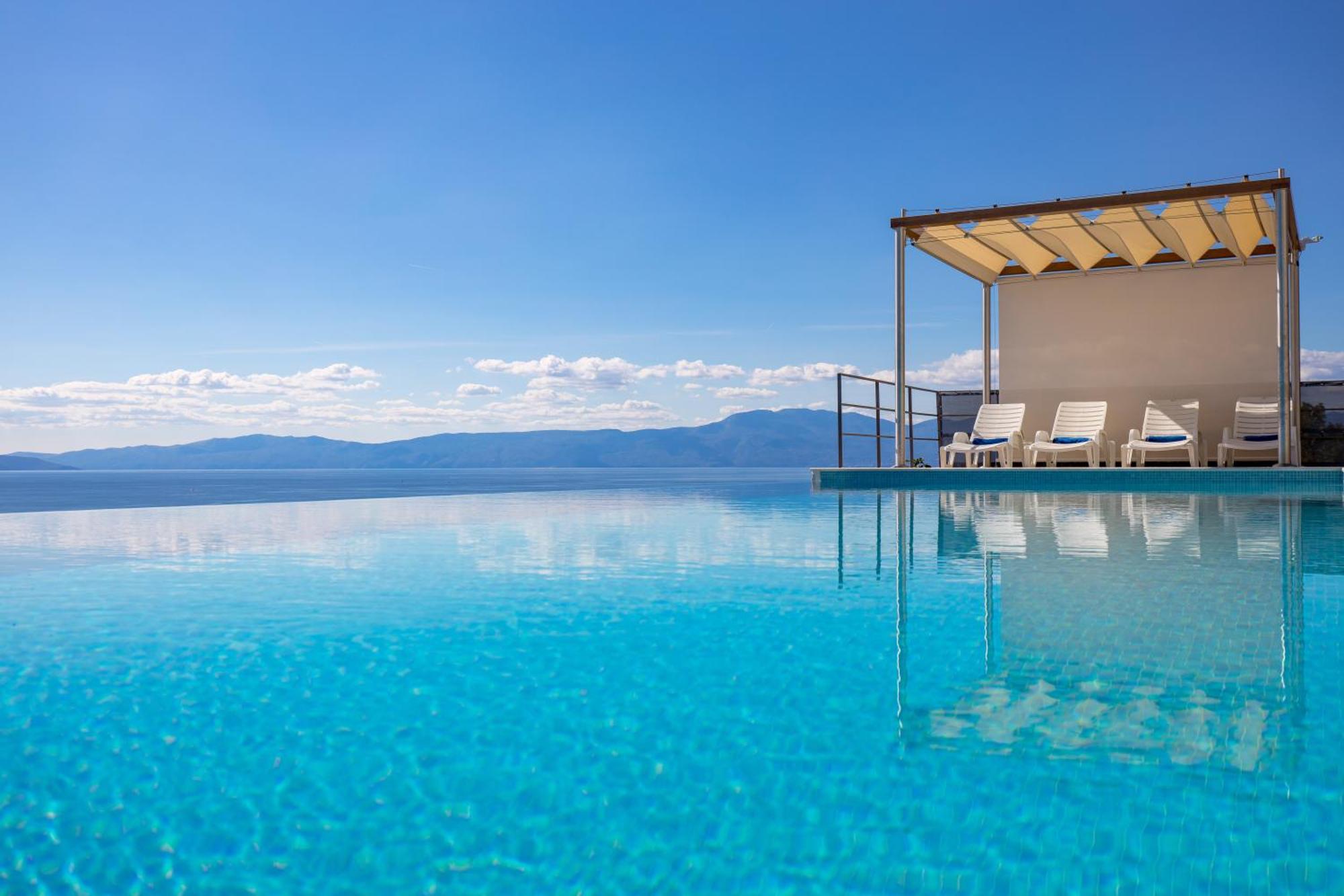 Luxury Villa Ostro With Pool & Krk Bridge View Kraljevica Dış mekan fotoğraf