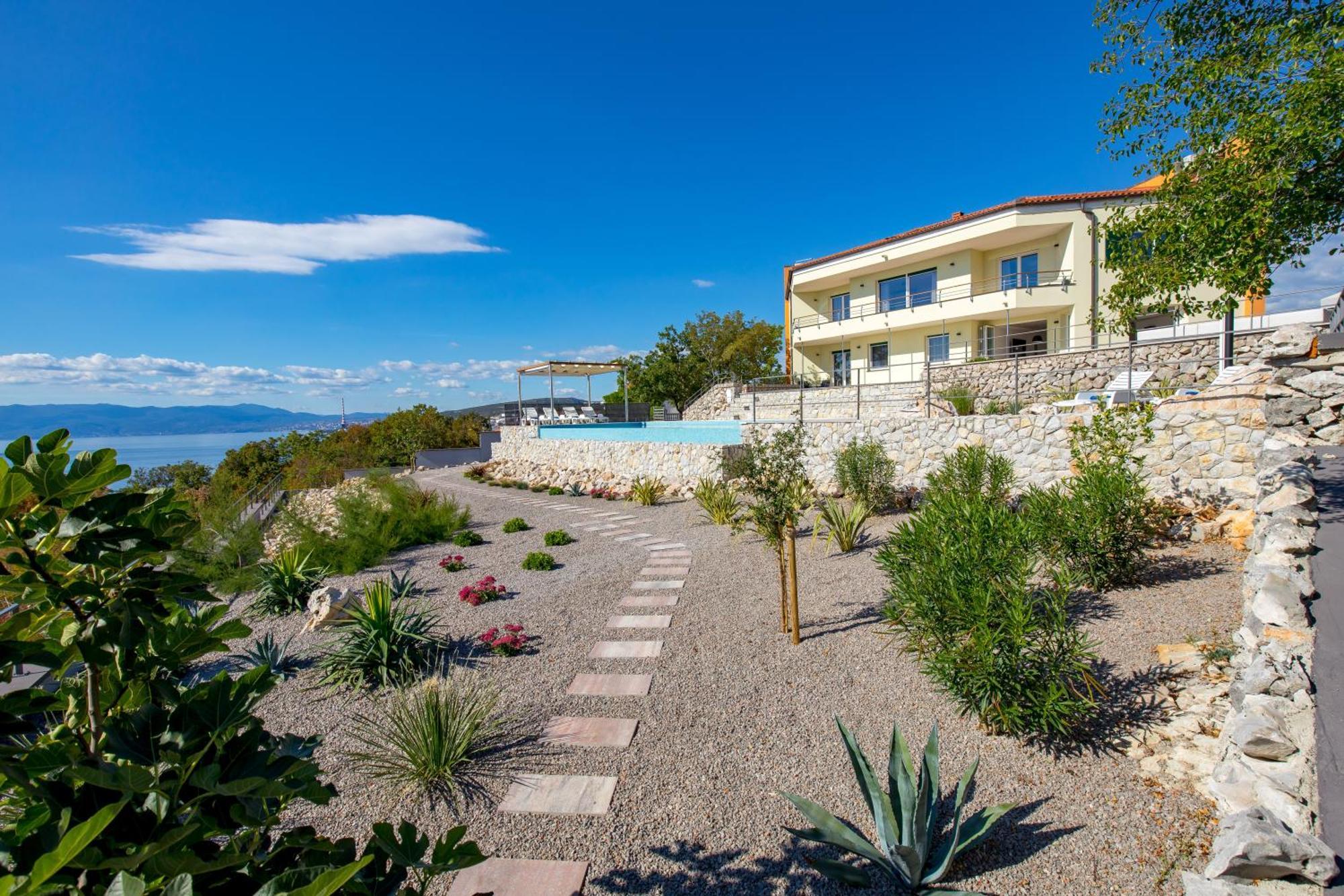 Luxury Villa Ostro With Pool & Krk Bridge View Kraljevica Dış mekan fotoğraf