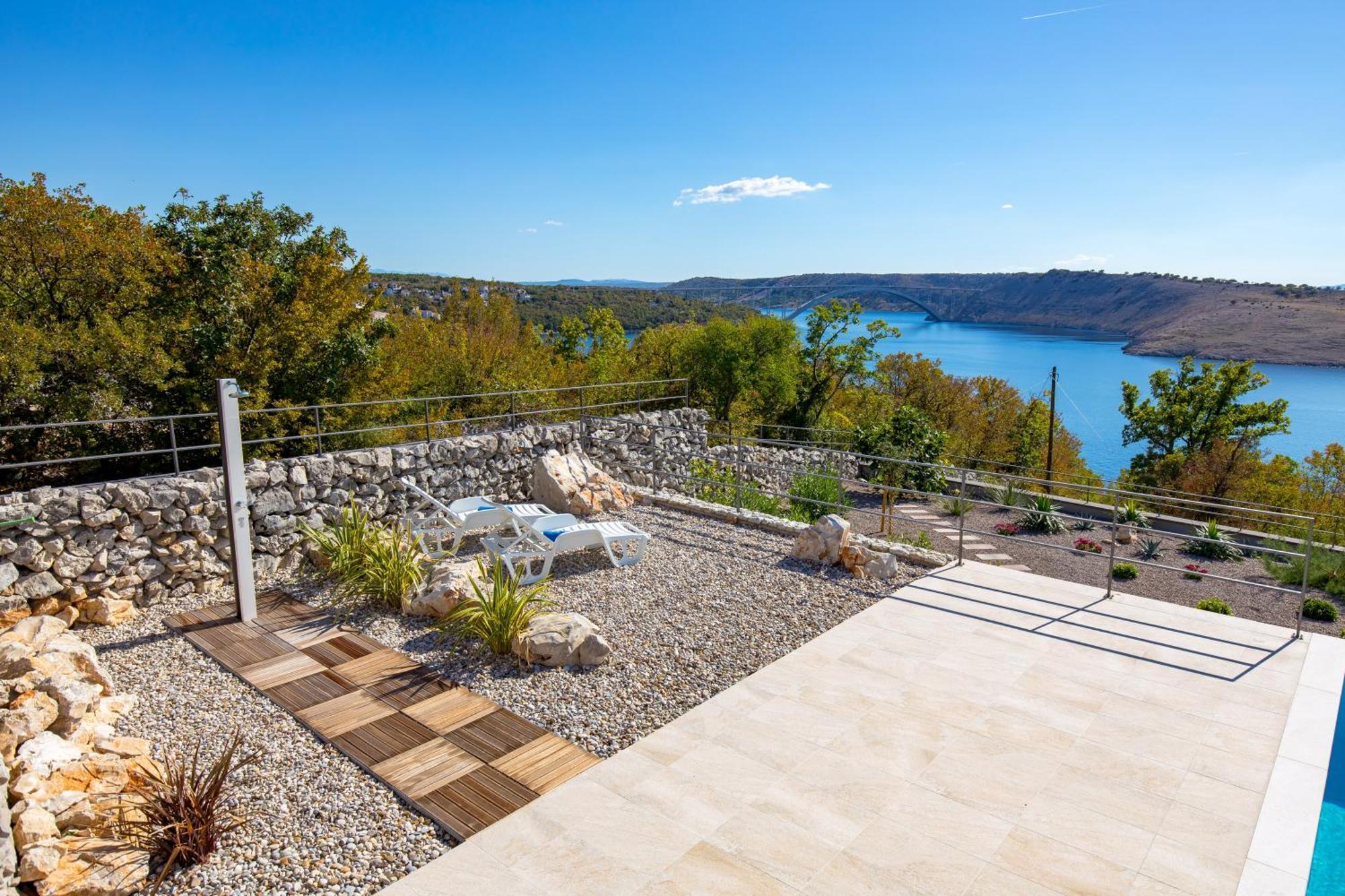 Luxury Villa Ostro With Pool & Krk Bridge View Kraljevica Dış mekan fotoğraf