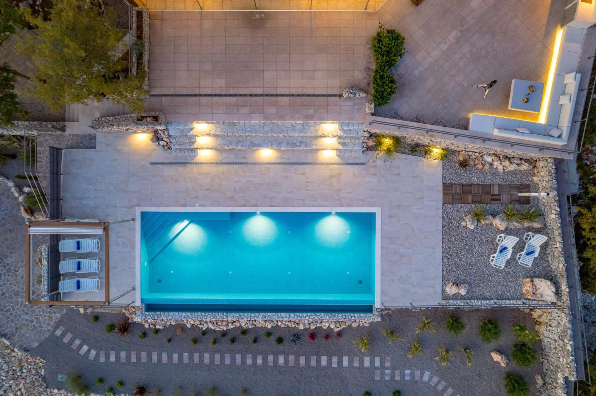 Luxury Villa Ostro With Pool & Krk Bridge View Kraljevica Dış mekan fotoğraf