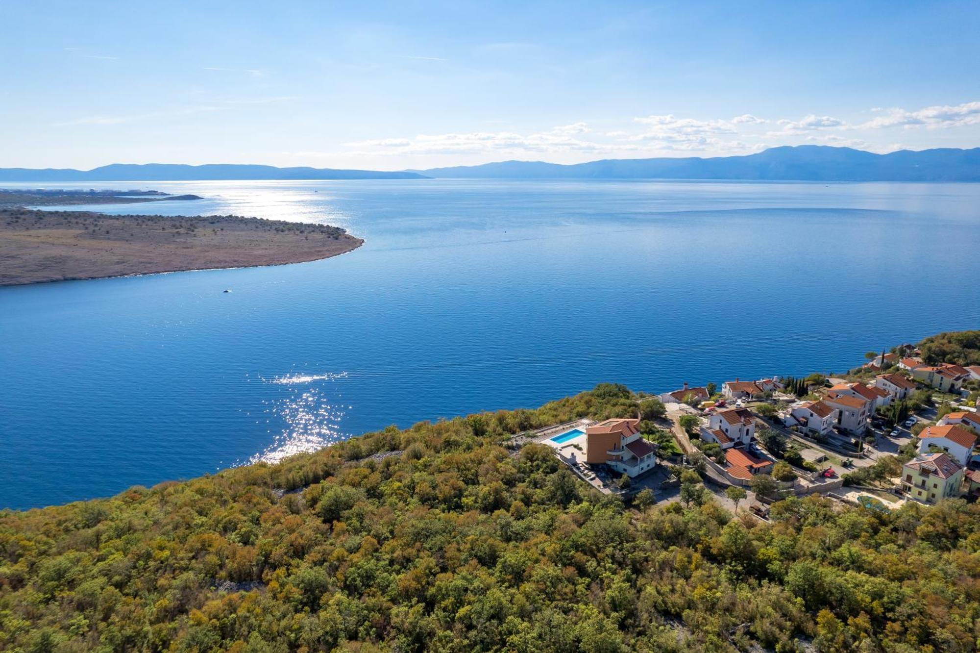 Luxury Villa Ostro With Pool & Krk Bridge View Kraljevica Dış mekan fotoğraf