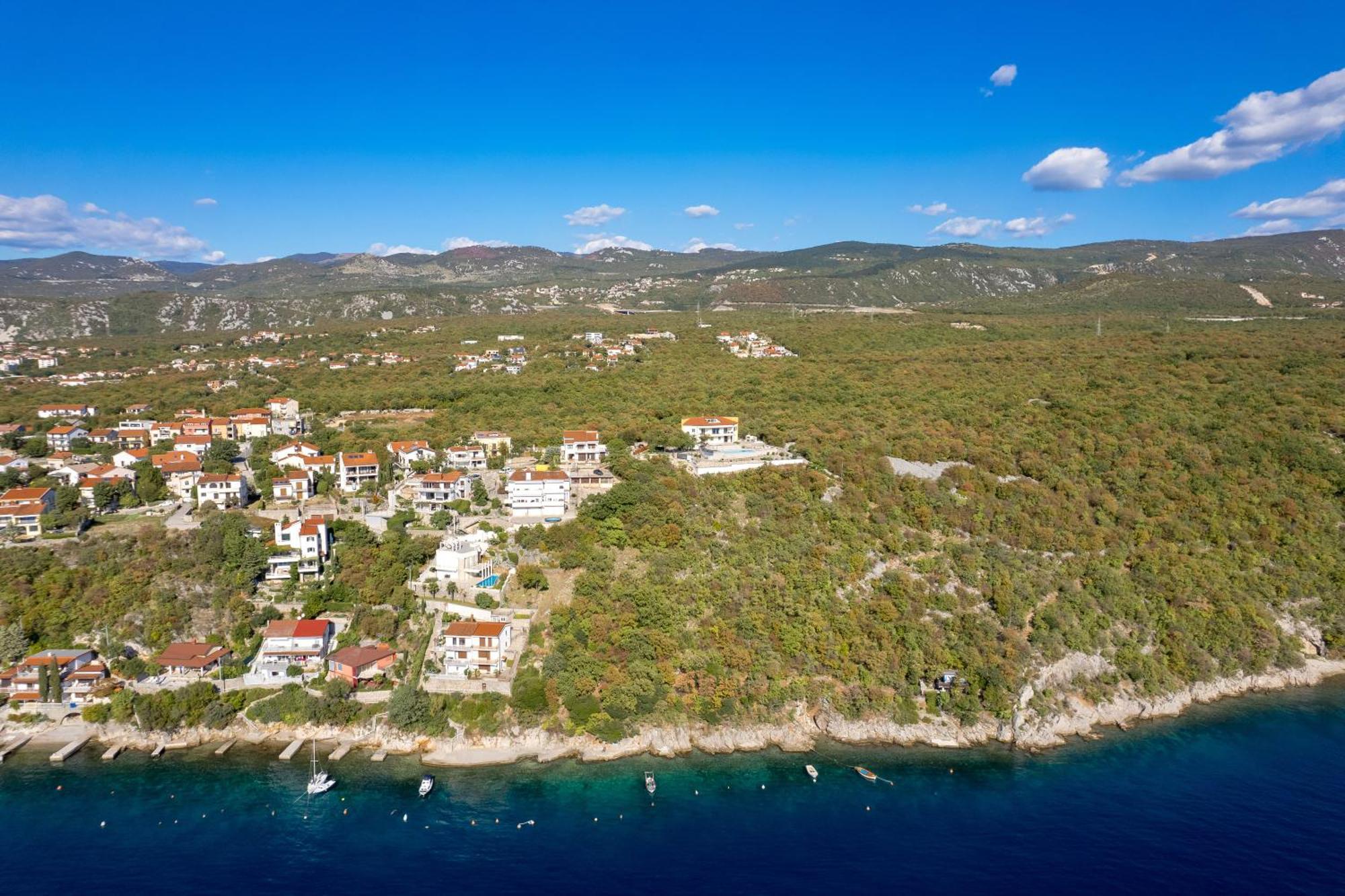 Luxury Villa Ostro With Pool & Krk Bridge View Kraljevica Dış mekan fotoğraf